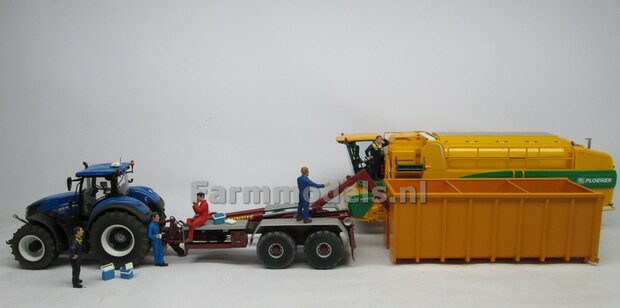 Conserven Container t.b.v. haakarm carrier / vrachtwagen BOUWKIT, 1:32 (HTD)