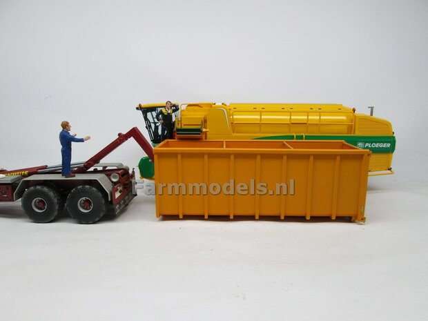 Conserven Container t.b.v. haakarm carrier / vrachtwagen BOUWKIT, 1:32 (HTD)