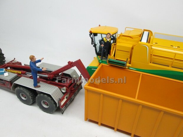 Conserven Container t.b.v. haakarm carrier / vrachtwagen BOUWKIT, 1:32 (HTD)