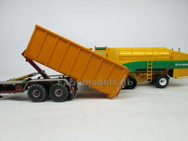 Conserven Container t.b.v. haakarm carrier / vrachtwagen BOUWKIT, 1:32 (HTD)  