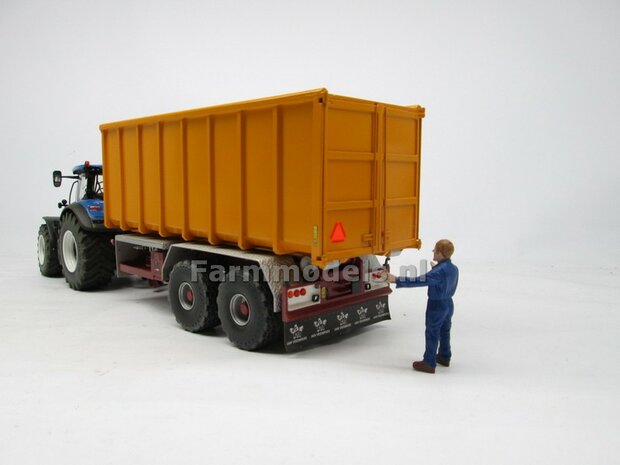 Conserven Container t.b.v. haakarm carrier / vrachtwagen BOUWKIT, 1:32 (HTD)  