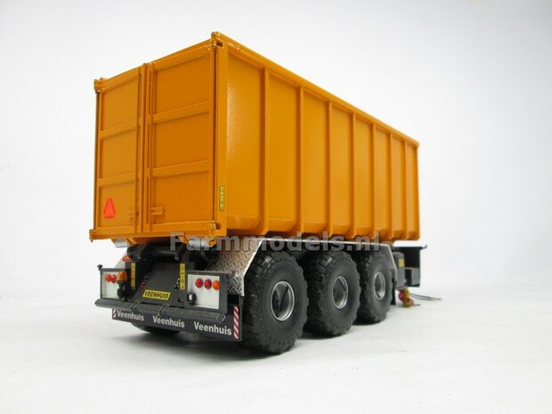 Conserven Container t.b.v. haakarm carrier / vrachtwagen BOUWKIT, 1:32 (HTD)  