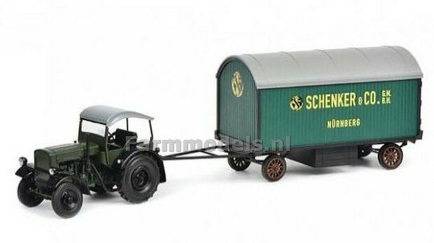SCHENKER Deutz F3 met wagen Schenker Limited Edition 500 stuks 1:32 Schuco SCH7819    NB2B  MEGA SALE