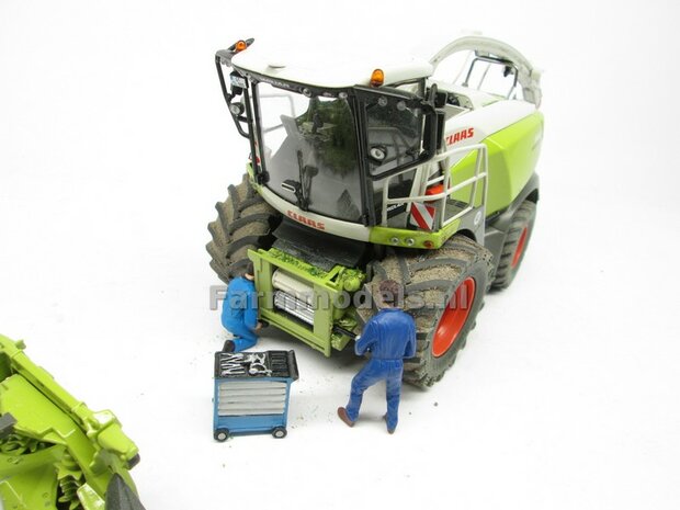 VOORBEELD FOTOS  Rebuilt: Claas Jaguar 980 met Orbis 750 op brede Trelleborg banden 1:32 MargeModels MM1914-R