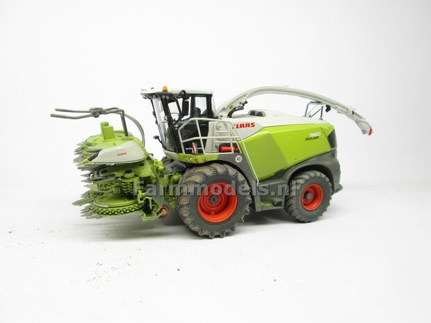 VOORBEELD FOTOS  Rebuilt: Claas Jaguar 980 met Orbis 750 op brede Trelleborg banden 1:32 MargeModels MM1914-R