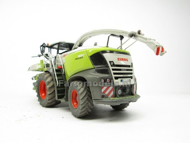 VOORBEELD FOTOS  Rebuilt: Claas Jaguar 980 met Orbis 750 op brede Trelleborg banden 1:32 MargeModels MM1914-R