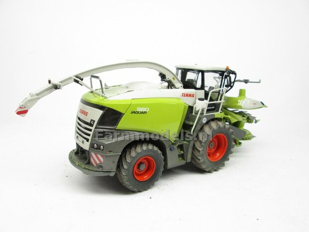 VOORBEELD FOTOS  Rebuilt: Claas Jaguar 980 met Orbis 750 op brede Trelleborg banden 1:32 MargeModels MM1914-R