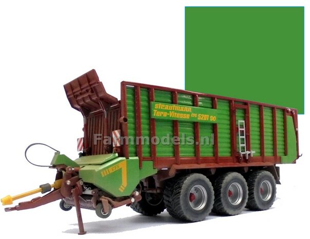 Strautmann GROEN Wiking model kleur Strautmann Vitesse - Farmmodels series Spuitbus / Spraypaint - Farmmodels series = Industrie lak, 400ml. ook voor schaal 1:1 zeer geschikt!!