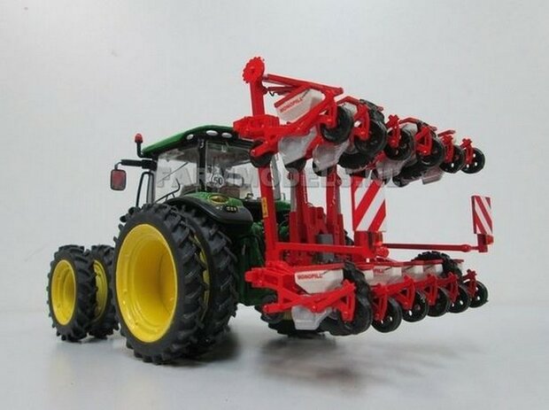 12x MONOPILL e-drive II (Kverneland) logo op Transparant (6x links &amp; 6x rechts) Pr&eacute;-Cut Decals 1:32 Farmmodels.nl