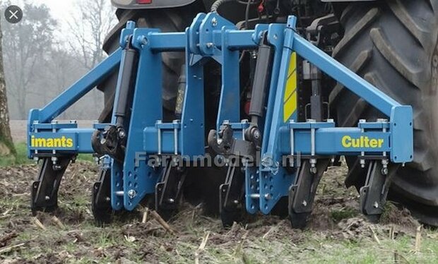 4x Culter logo (imants) fel geel stickers op Transparant 4mm hoog Pr&eacute;-Cut Decals 1:32 Farmmodels.nl 