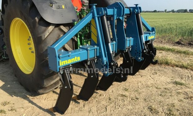 4x Culter logo (imants) fel geel stickers op Transparant 4mm hoog Pr&eacute;-Cut Decals 1:32 Farmmodels.nl 