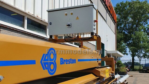 4x Breston in BLAUW 6 mm hoog op transparante stickerfolie/ Pr&eacute;-Cut Decals 1:32 Farmmodels.nl 