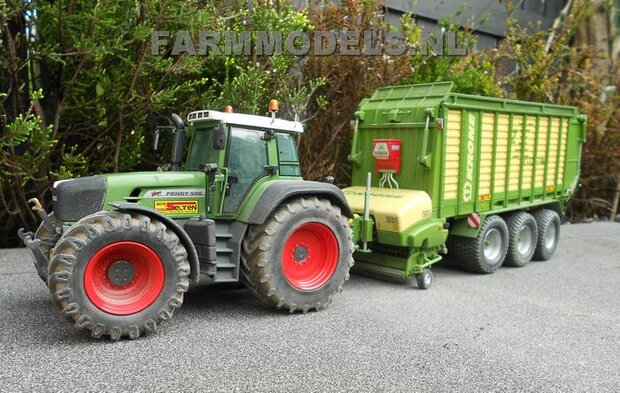 640. Krone ZX 450 Dubbeldoel wagen op Michelin 710/50 R30.5 banden