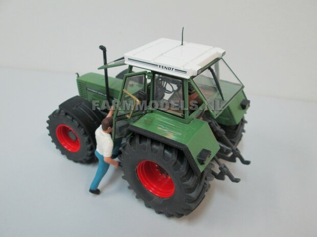 Aluminium achteras velgen met extra brede achteras banden Fendt 615/ 612 Weise Toys + &Oslash;3 mm as + U-profile 1:32   