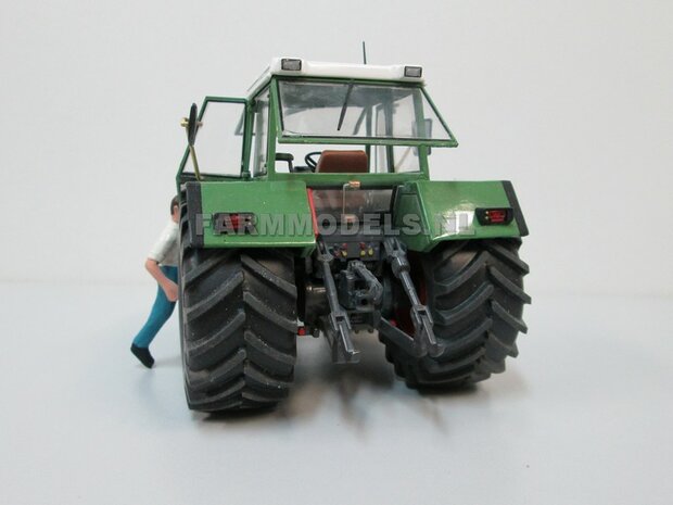 Aluminium achteras velgen met extra brede achteras banden Fendt 615/ 612 Weise Toys + &Oslash;3 mm as + U-profile 1:32   