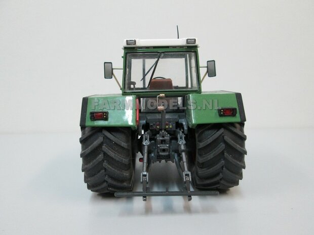 Aluminium achteras velgen met extra brede achteras banden Fendt 615/ 612 Weise Toys + &Oslash;3 mm as + U-profile 1:32   