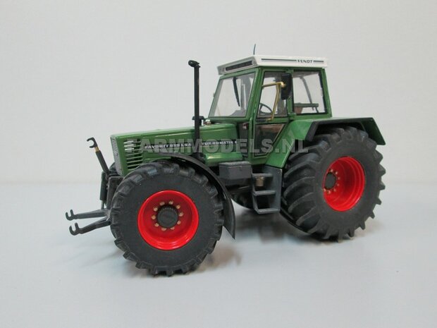 Aluminium achteras velgen met extra brede achteras banden Fendt 615/ 612 Weise Toys + &Oslash;3 mm as + U-profile 1:32   