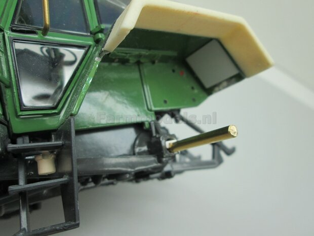 &Oslash; 58 x 28 mm: FENDT 612- 615 WeiseToys: 2x Brede banden + ALUMINIUM velgen BLANK &Oslash;3 mm as + U-profiel geleverd 1:32 Farmmodels Custom Line Series   