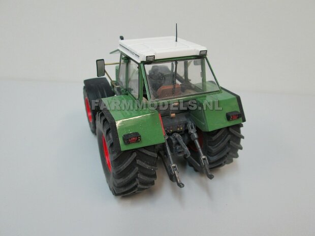 Aluminium achteras velgen met extra brede achteras banden Fendt 615/ 612 Weise Toys + &Oslash;3 mm as + U-profile 1:32   