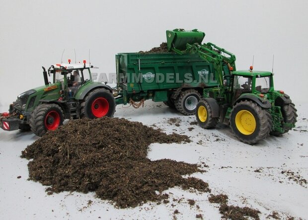 326. John Deere 7430 vaste mest laden