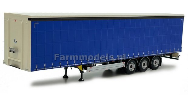 BLUE PACTON Schuifzeil Trailer + FREE GIFT (luchtketel) 1:32 Marge Models MM1902-01-11 