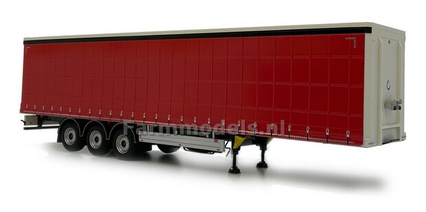RED PACTON Schuifzeil Trailer + FREE GIFT 1:32 Marge Models MM1902-01-12 
