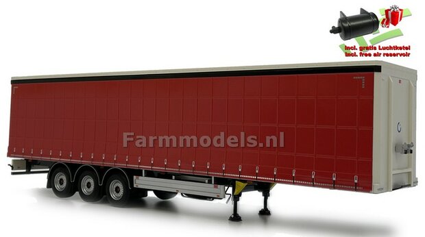 RED PACTON Schuifzeil Trailer + FREE GIFT 1:32 Marge Models MM1902-01-12 