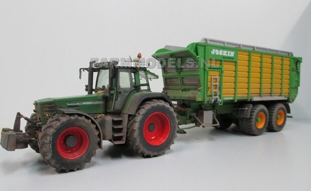 163.  Fendt 800 serie met Joskin Silospace tandem asser