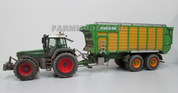 163.  Fendt 800 serie met Joskin Silospace tandem asser