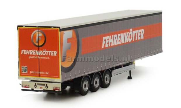 FEHRENK&Ouml;TTER PACTON Schuifzeil Trailer + FREE GIFT 1:32 Marge Models MM1902-01-14