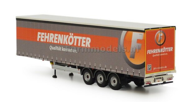 FEHRENK&Ouml;TTER PACTON Schuifzeil Trailer + FREE GIFT 1:32 Marge Models MM1902-01-14