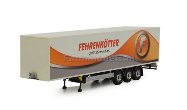 FEHRENK&Ouml;TTER PACTON BOX Trailer + FREE GIFT 1:32 Marge Models MM1904-01-01