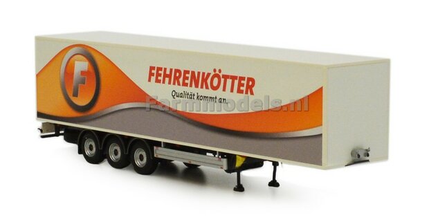 FEHRENK&Ouml;TTER PACTON BOX Trailer + FREE GIFT 1:32 Marge Models MM1904-01-01