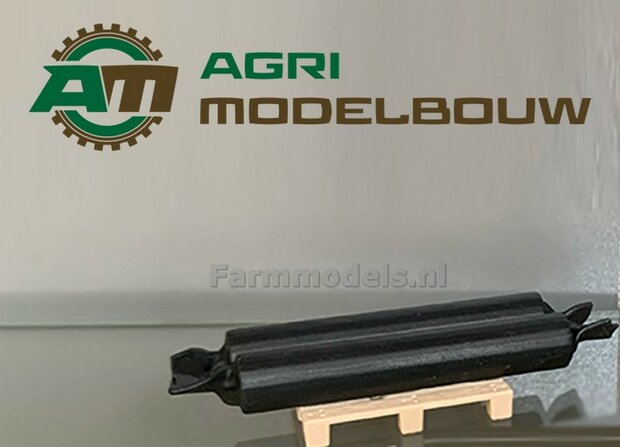 Kuilfolie 2 rollen op pallet 1:32 Agri Modelbouw AM-06001   