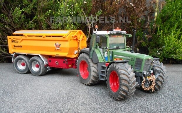 (Zonder Banden) Inlegring verbreder vooras, geschikt voor Fendt 822/824/ 926 GEN I. WeiseToys + MB TRac                