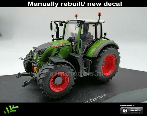 Rebuilt Fendt 724 Gen.VI decal 1:32 Universal Hobbies UH5231-RN   NB2B    LAST ONE/OP=OP