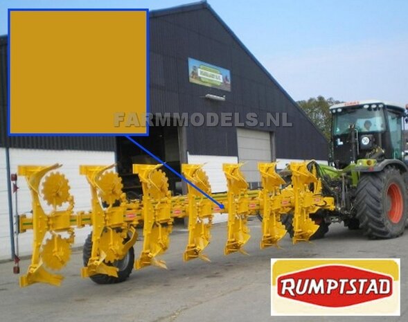 Rumptstad GEEL Spuitbus / Spraypaint - Farmmodels series = Industrie lak, 400ml. ook voor schaal 1:1 zeer geschikt!!