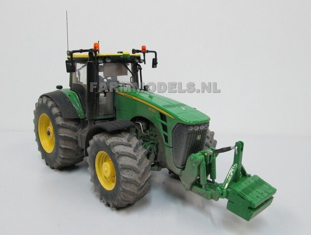 336. John Deere 8530 ploegen met Krone TX silagewagen