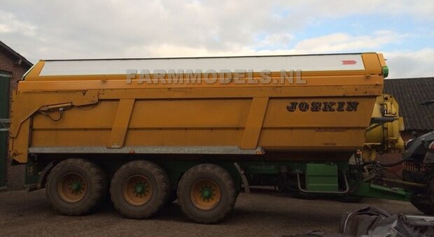 Vako Solid afdekkleppen BOUWKIT tbv Joskin BC150 7500/25 Trans Cargo 3 asser ROS 1:32 (HTD)