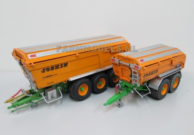 Vako Solid afdekkleppen BOUWKIT tbv Joskin BC150 7500/25 Trans Cargo 3 asser ROS 1:32 (HTD)