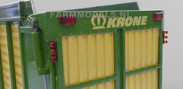 641. Krone ZX 450 Dubbeldoel wagens op Vredestein 800/45 R30.5 banden