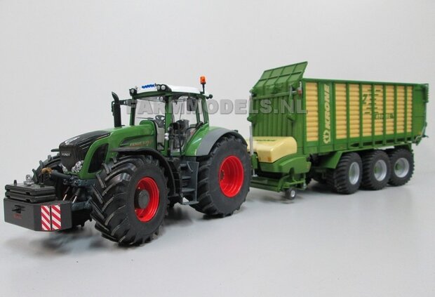 641. Krone ZX 450 Dubbeldoel wagens op Vredestein 800/45 R30.5 banden