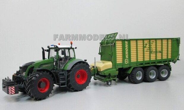 641. Krone ZX 450 Dubbeldoel wagens op Vredestein 800/45 R30.5 banden