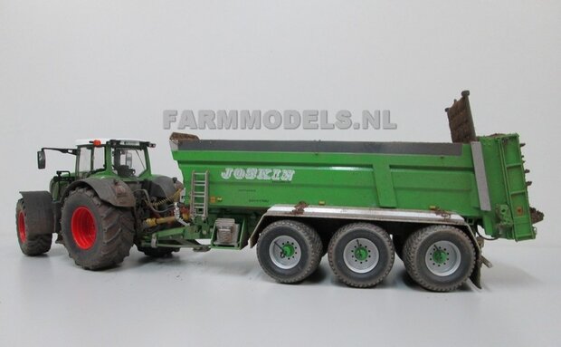 515. Fendt 939 Face Lift + Joskin Fertispace op 3 asser Michelin Cargo XBib 710/50 R.30