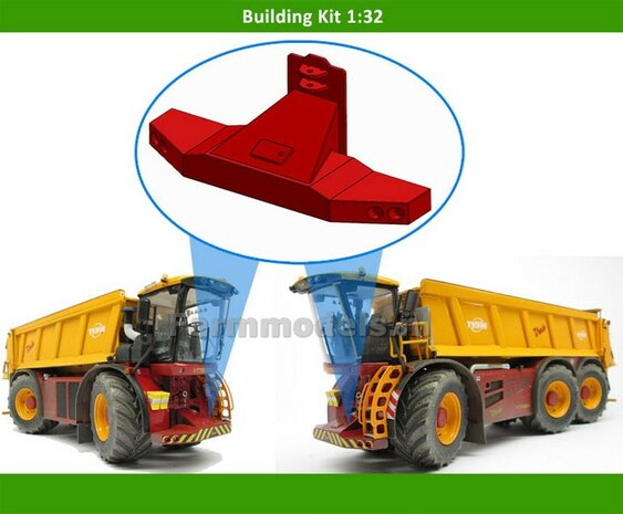 Frontbumper Vredo Trac Bouwkit 1:32 Farmmodels 