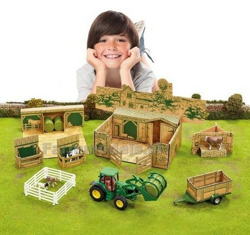 Farm in a Box Playset John Deere 1:32 Britains BR43257
