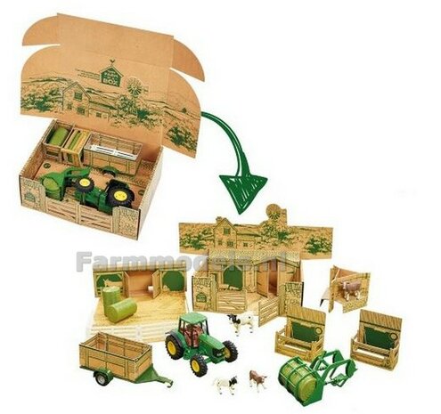 Farm in a Box Playset John Deere 1:32 Britains BR43257