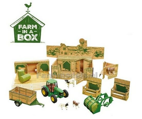 Farm in a Box Playset John Deere 1:32 Britains BR43257
