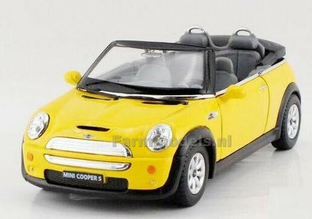 GEEL Mini Cooper S CONVERTIBLE  1:32 Kinsmart KT5059D