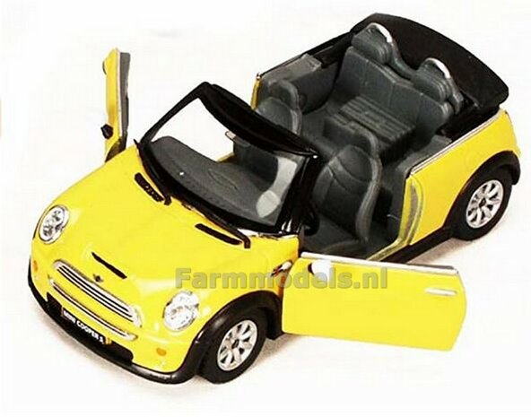 GEEL Mini Cooper S CONVERTIBLE  1:32 Kinsmart KT5059D